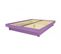 Lit Plateforme Bois Massif Pas Cher, Couleur: Lilas, Dimensions: 140x200