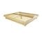 Lit Plateforme Bois Massif Pas Cher, Couleur: Prune, Dimensions: 160x200