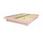 Lit Plateforme Bois Massif Pas Cher, Couleur: Rose Pastel, Dimensions: 160x200