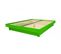 Lit Plateforme Bois Massif Pas Cher, Couleur: Vert, Dimensions: 160x200