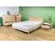 Lit Viking Style Scandinave Bois 2 Places, Couleur: Brut, Dimensions: 140x190