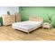 Lit Viking Style Scandinave Bois 2 Places, Couleur: Brut, Dimensions: 140x190