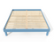 Lit Confort Grande Taille 180x200 Cm Bois, Couleur: Bleu Pastel, Dimensions: 180x200