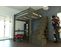 Lit Mezzanine Alpage Bois + Escalier Cube Hauteur Réglable, Couleur: Wengé, Dimensions: 160x200