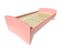 Lit Gigogne Happy Pin Massif, Couleur: Rose Pastel, Dimensions: 90x190