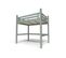 Lit Mezzanine Alpage Bois + Échelle Hauteur Réglable, Couleur: Gris, Dimensions: 120x200