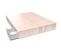 Lit Cube Deux Places Avec Tiroirs, Couleur: Vernis Naturel/gris Souris, Dimensions: 140x200