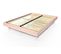 Sommier À Lattes Kit Noé Bois - 2 Places, Couleur: Rose Pastel, Dimensions: 140x190