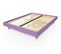 Sommier À Lattes Kit Noé Bois - 2 Places, Couleur: Lilas, Dimensions: 160x200