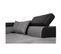 Canapé D'angle Rio Convertible Avec Coffre En Microfibre Et Simili - Angle Droit,  Gris / Noir