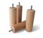 Pied De Lit Cylindrique En Bois Hauteur 20 Cm (vendu à L'unité)