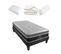 Pack Elégance 90x200 Cm Matelas Mousse + Sommier Bois + Accessoires