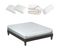 Pack Anthea 180x200 Cm Matelas Mousse + Sommier Bois + Accessoires