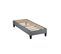 Ensemble Castellane 90x190 Cm Matelas Mousse + Sommier Bois