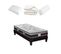 Pack Divin 90x190 Cm Matelas Ressorts + Sommier Bois + Accessoires