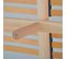 Sommier à Lattes En Bois Lino 160x200 Cm Coloris Beige Livré En Kit