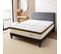 Literie Ensemble Bellecour 3.0 90x190 Cm Matelas Ressorts  + Sommier Bois Ferme