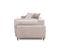 Canapé Droit Velours Beige Fiorenzo - 4 Places