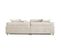 Canapé Droit Tissu Beige Fiorenzo - 4 Places