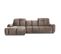 Canapé Tissu Convertible Angle Gauche Taupe Anacapri - 3 Places