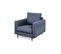 Fauteuil Caruso Tissu Bleu - 1 Place