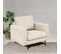 Fauteuil Caruso Tissu Beige - 1 Place