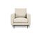 Fauteuil Caruso Tissu Beige - 1 Place