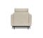 Fauteuil Caruso Tissu Beige - 1 Place