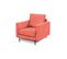Fauteuil Caruso Velours Rose - 1 Place