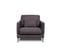 Fauteuil Splendido Tissu Gris Foncé - 1 Place