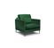 Fauteuil Splendido Velours Vert - 1 Place