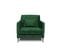 Fauteuil Splendido Velours Vert - 1 Place