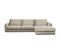 Canapé Tissu Angle Droit Beige Venezia - 5 Places