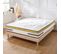 Matelas Aubertin Ressorts Ensachés Accueil Mémoire De Forme - 24cm - 180 X 200 Cm