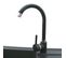 Izor Évier De Cuisine Effet Granit + 1 Siphon + 1 Mitigeur Inclus    Graphite