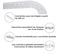 Simi Rail De Plafond Tringle En Pvc Pour Rideaux à Crochets    Blanc   Double Rail Courbé 200 Cm