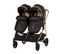 Duo Smart Poussette Jumeaux Ou Enfants Rapprochés Largeur 79 Cm    Noir   Sans Cosy