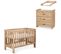 Amelia Ii Ensemble Bébé Commode à Langer Et Lit Évolutif 120x60    Chêne   Sans Tiroir