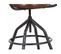 Retro - Tabouret Industriel Marron