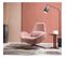 Space - Fauteuil Rotatif En Velours Rose