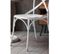 Bistro - Set De 2 Chaises De Repas Vintage En Metal Blanc