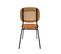 Memphis - Lot De 2 Chaises De Repas Simili Cuir Orange