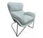 Easy - Fauteuil En Velours Vert Clair