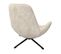 Space - Fauteuil Rotatif En Tissu Beige