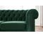 William - Canapé Chesterfield D'angle Gauche - 4 Places - En Velours