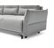 Canapé Angle Gauche Convertible 5 Places Arya En Tissu Gris Clair