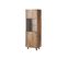 Come - Vitrine - Bois - 60x182 Cm - Style Contemporain