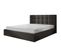 Mael - Lit Coffre - 160x200 - En Tissu - Sommier Inclus