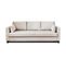 Canapé Droit Convertible 3 Places Anna En Velours Beige