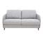 Canapé Droit Convertible 3 Places Cosmos En Tissu Gris